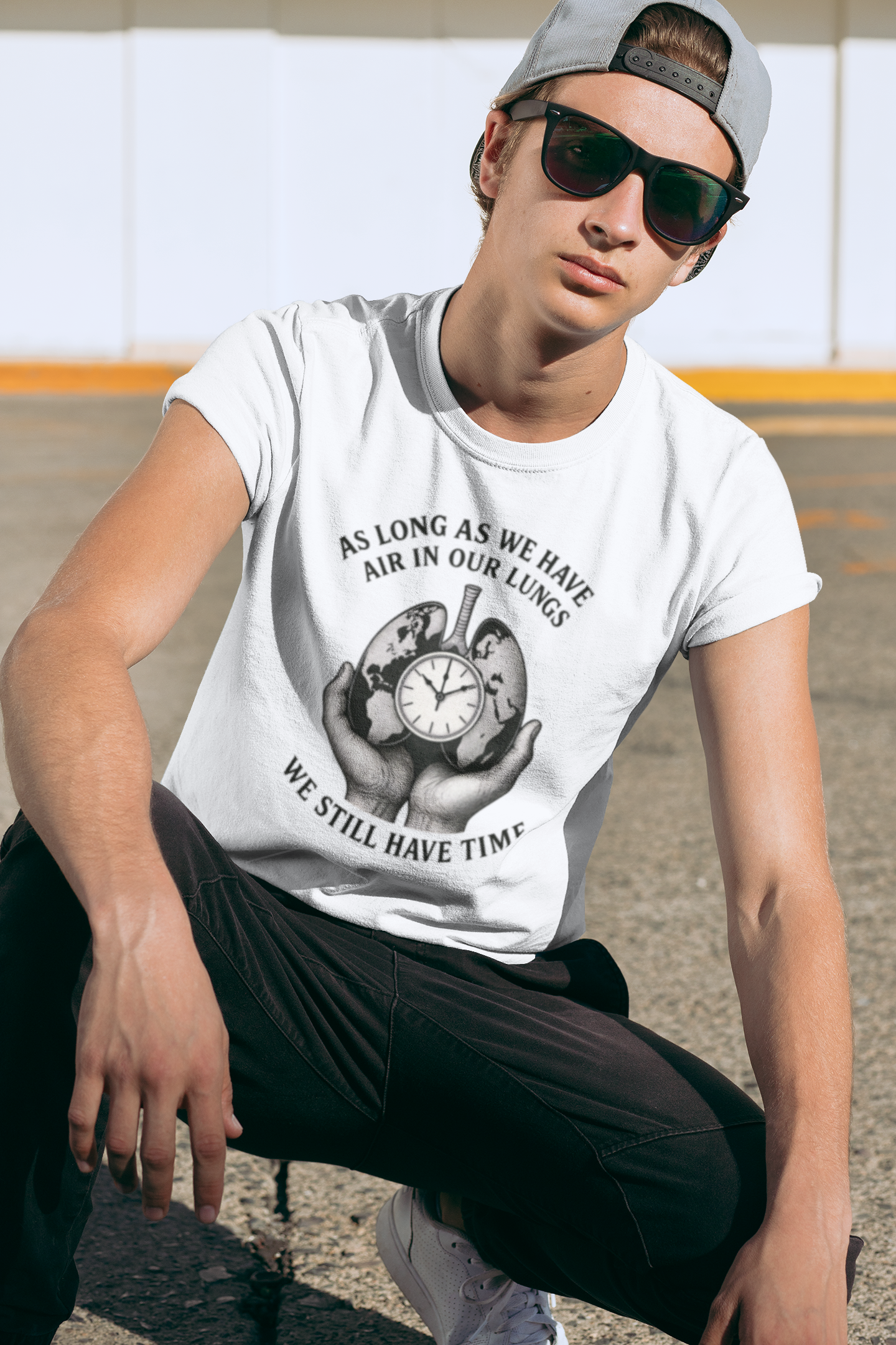 As long as we have air (muted) - short sleeve t-shirt