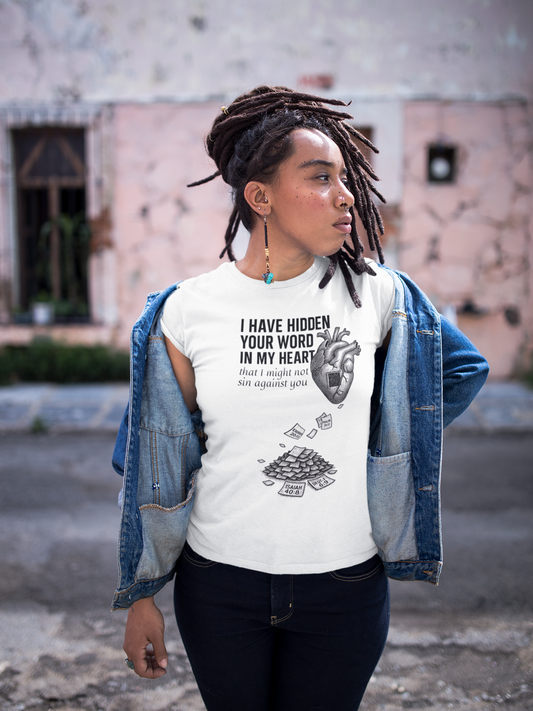 Hidden your word - short sleeve t-shirt