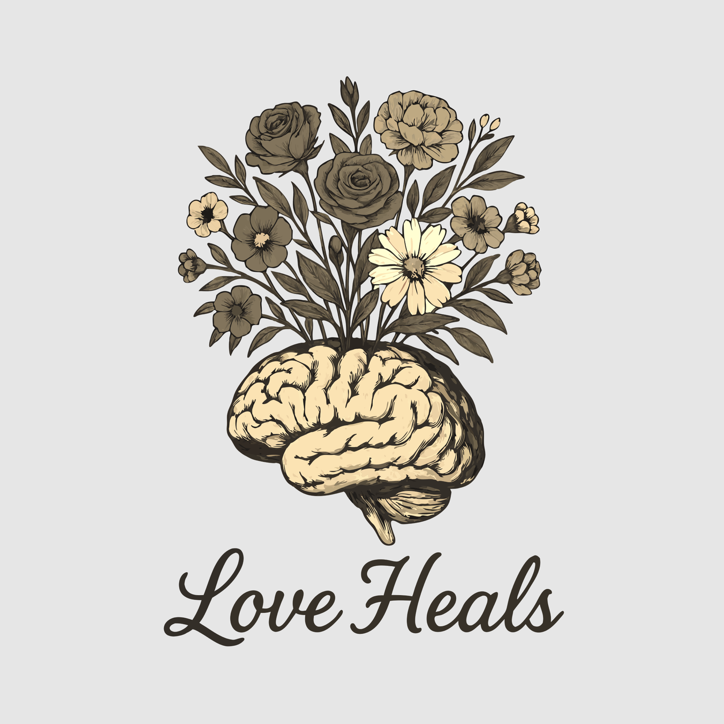 Love Heals (muted) - short sleeve t-shirt