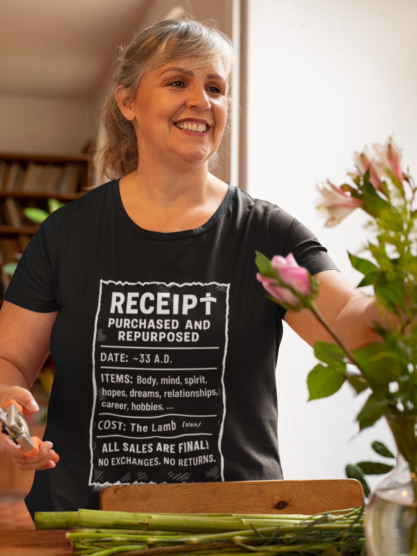 Purchased & repurposed - short sleeve t-shirt