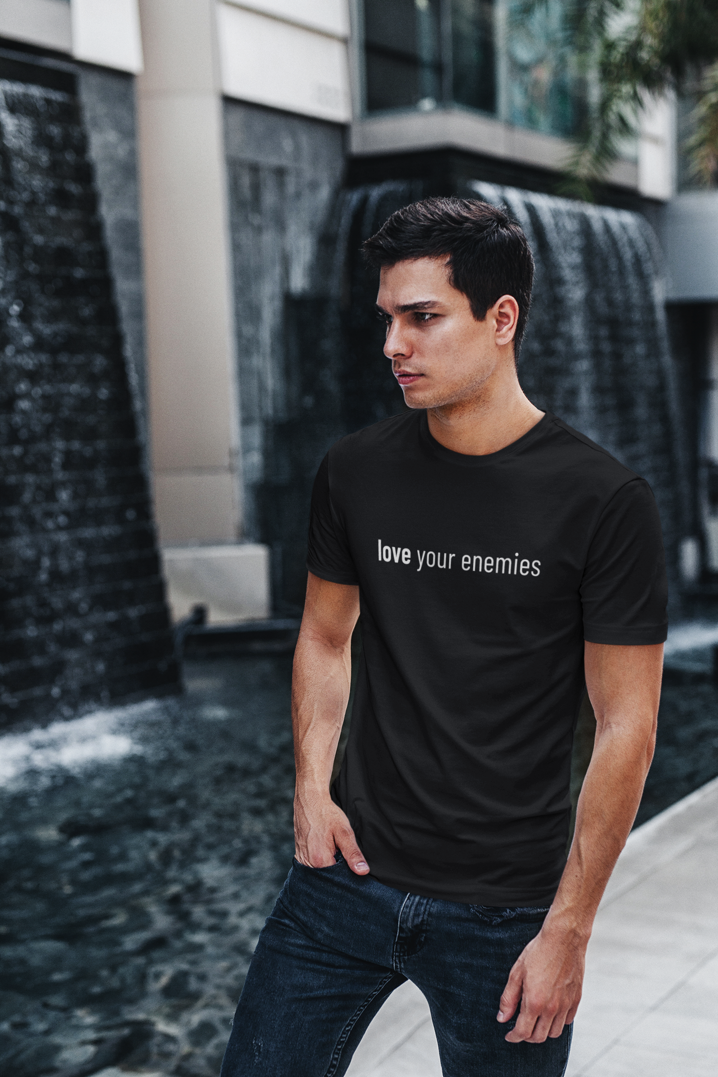 Love your enemies - short sleeve t-shirt